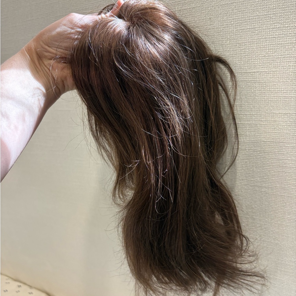 14" Chocolate Brown Hair Topper (65g) from Luxy Hair